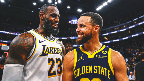 STEPHEN CURRY Trending Image: 2024 NBA playoff odds: Is it the end of the LeBron James-Steph Curry era?